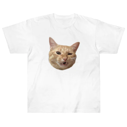 やんのか猫 ヘビーウェイトTシャツ