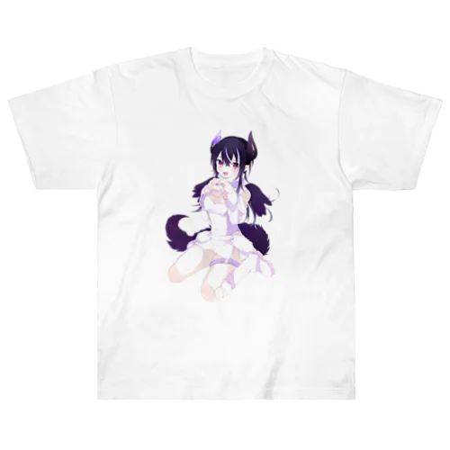 よるの姿💜通常 Heavyweight T-Shirt