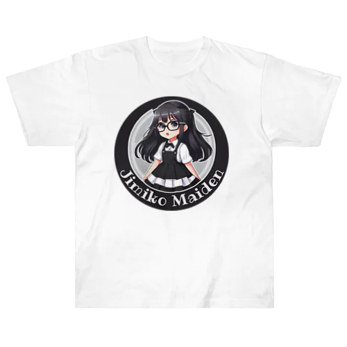 【Jimiko Maiden】おどろきメイド Heavyweight T-Shirt