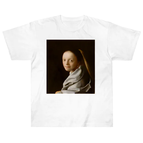 少女 / Portrait of a Young Woman Heavyweight T-Shirt