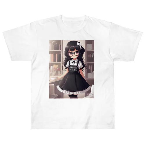 【Jimiko Maiden】お部屋の中の地味子メイド Heavyweight T-Shirt