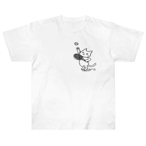 エクササイズ キャット(テニス) ヘビーウェイトTシャツ