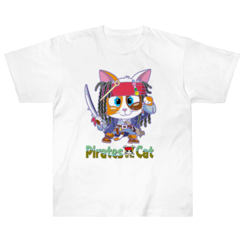 パイレーツ・キャット ヘビーウェイトTシャツ