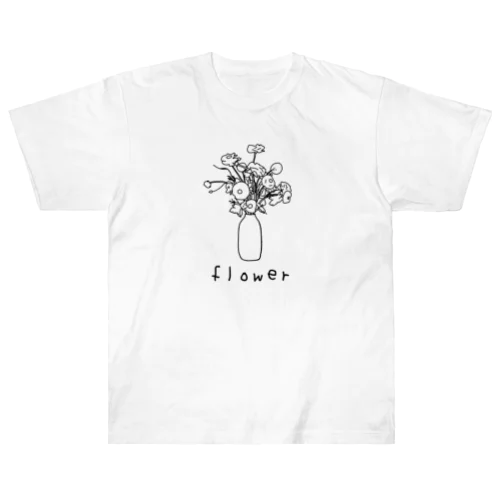 flower花、花、花 ヘビーウェイトTシャツ