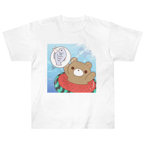 海だ！くみゃだ！みゃんみゃんだ！ Heavyweight T-Shirt