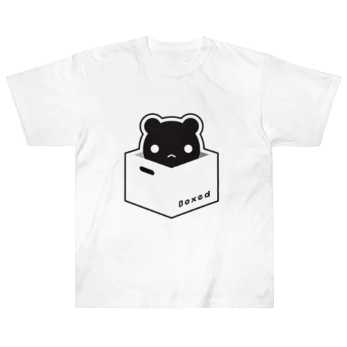 【Boxed * Bear】黒Ver ヘビーウェイトTシャツ