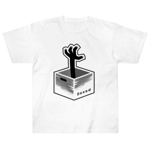 【Boxed * Horror】黒Ver ヘビーウェイトTシャツ