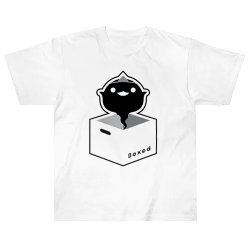 【Boxed * Wabake】黒Ver ヘビーウェイトTシャツ