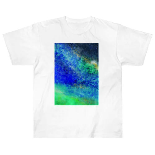 真夜中の星空 Heavyweight T-Shirt