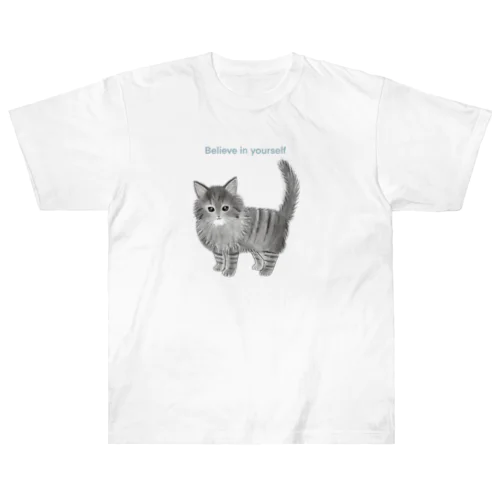 ノルウェージャンフォレストキャットのノエル Heavyweight T-Shirt