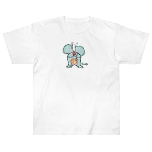 象を助けて Heavyweight T-Shirt