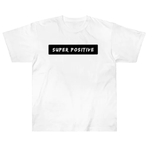 SUPER POSITIVEシンプル Heavyweight T-Shirt