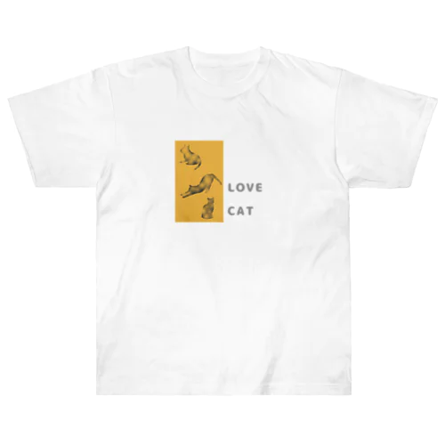 LOVE CAT ヘビーウェイトTシャツ