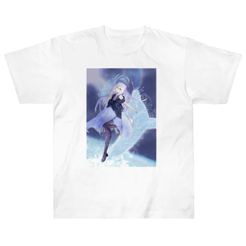 イルカの妖精 Heavyweight T-Shirt