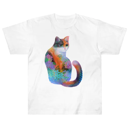 三毛猫 Heavyweight T-Shirt