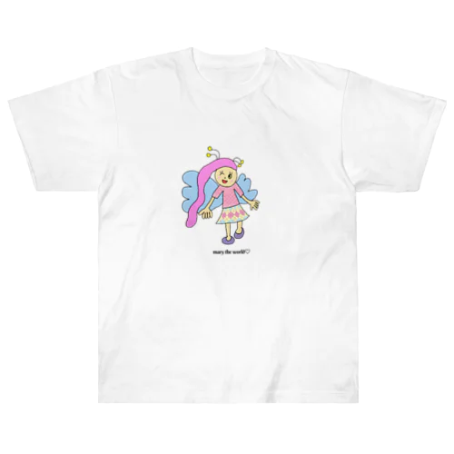 マリィ・ザ・ワールド天使ちゃん Heavyweight T-Shirt