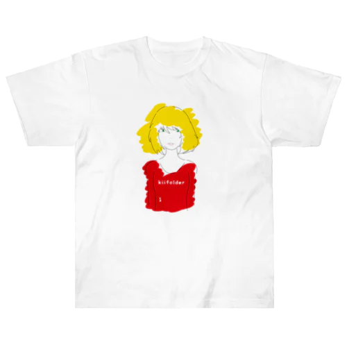 blond girl ヘビーウェイトTシャツ