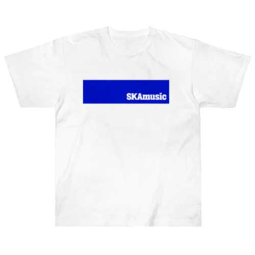 SKAmusic 青シカク Heavyweight T-Shirt