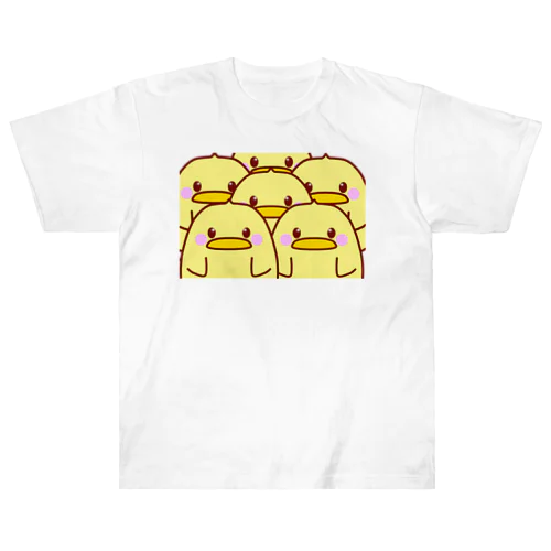 ひよこがいっぱい ヘビーウェイトTシャツ