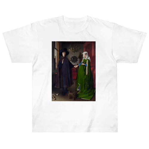 アルノルフィーニ夫妻像 / The Arnolfini Portrait Heavyweight T-Shirt