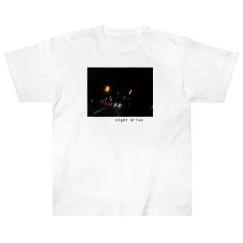 night drive Heavyweight T-Shirt