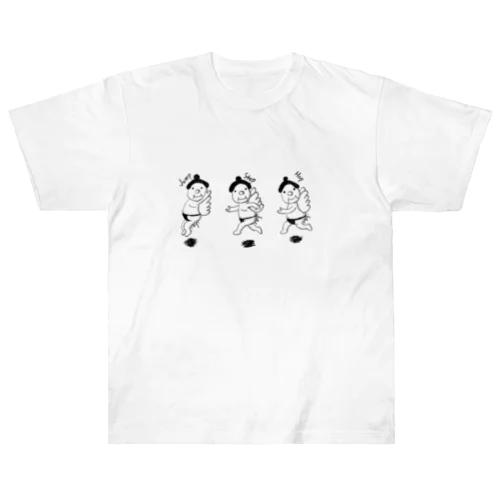 関鳥Hop Step Jump Heavyweight T-Shirt