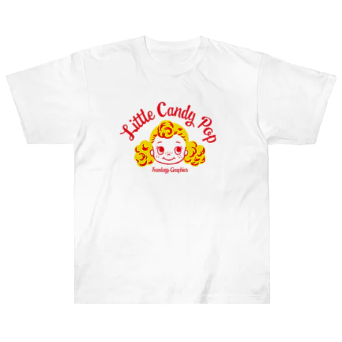 Little Candy Popちゃん！ ヘビーウェイトTシャツ