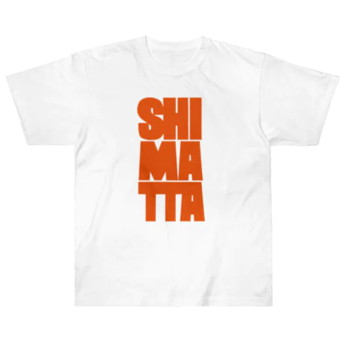 SHIMATTA orange ヘビーウェイトTシャツ