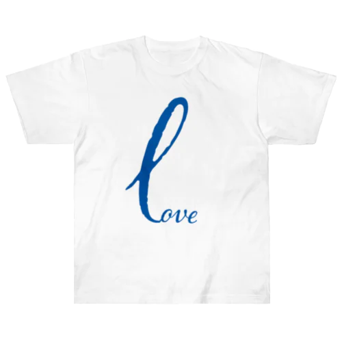 Love Blue Ribbon ヘビーウェイトTシャツ