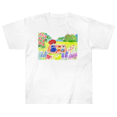 ピクニック Heavyweight T-Shirt