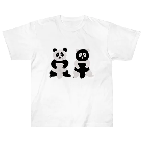 パンダとダンパ Heavyweight T-Shirt