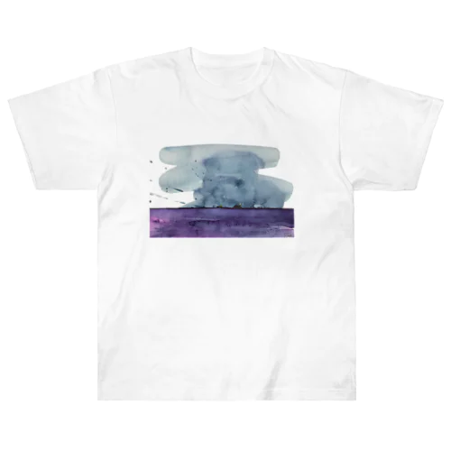 The Quiet Sea After a Storm ー嵐の後の静かな海ー ヘビーウェイトTシャツ