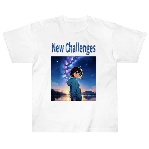 新たな挑戦 New Challenges Heavyweight T-Shirt