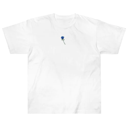 BlueRose (illustration by snowcat) Heavyweight T-Shirt