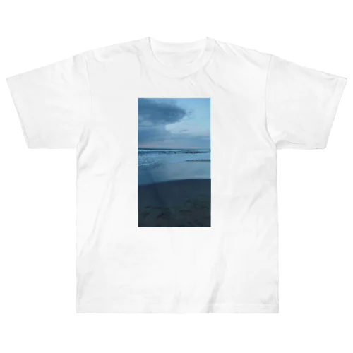 夏の九十九里浜　浜辺２ Heavyweight T-Shirt