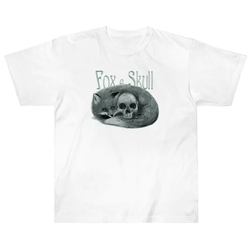 Fox＆Skull Heavyweight T-Shirt