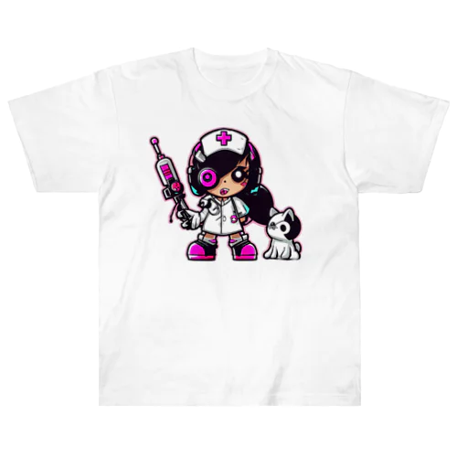 CuteCombat_nurse(ナース)_ver.003 Heavyweight T-Shirt