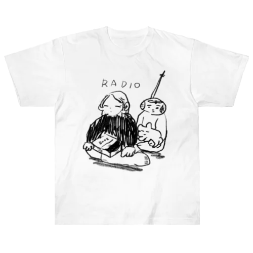 ラジオ達 Heavyweight T-Shirt