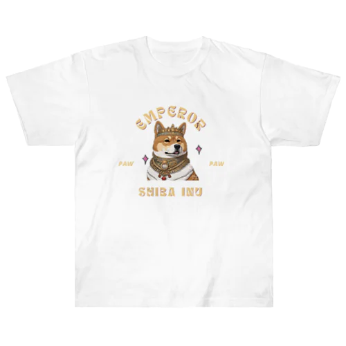 Emperor Shiba-Inu Heavyweight T-Shirt