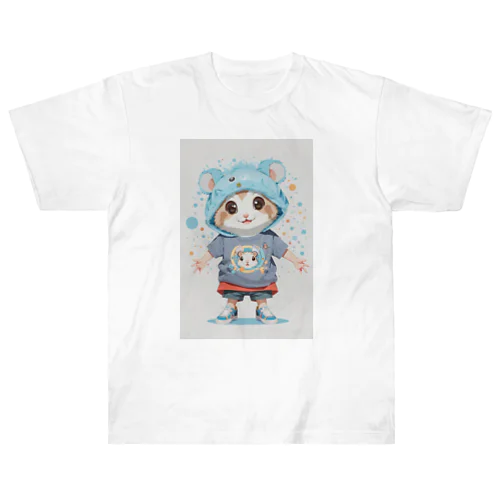 ハムちゃりcuteグッズ Heavyweight T-Shirt