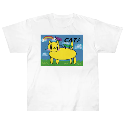 猫～お盆ver～ Heavyweight T-Shirt