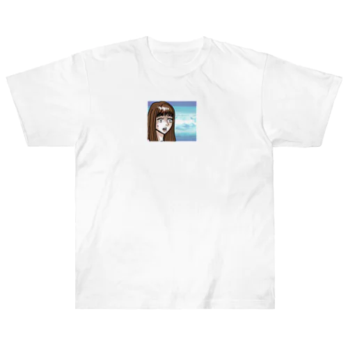 一人っ子女子 Heavyweight T-Shirt