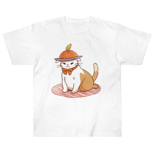 お腹ペコペコで具になっちゃったねこにゃん Heavyweight T-Shirt