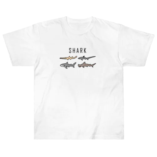 サメ（SHARK） ヘビーウェイトTシャツ