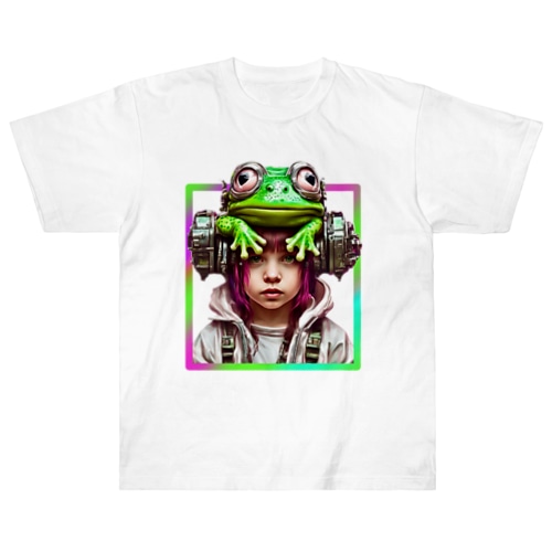 ピョコタンガール Heavyweight T-Shirt