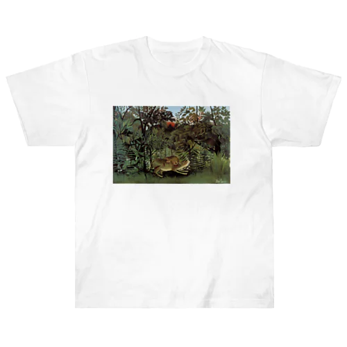 飢えたライオン / The Hungry Lion Throws Itself on the Antelope Heavyweight T-Shirt