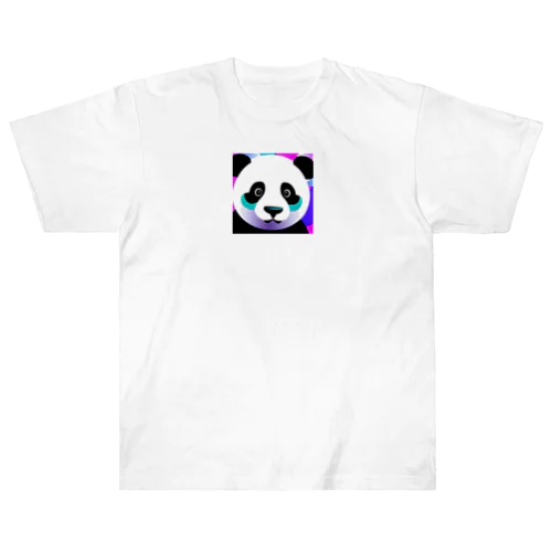 蛍光ポップPANDA Heavyweight T-Shirt