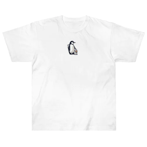 ペンギンズ　親子 Heavyweight T-Shirt