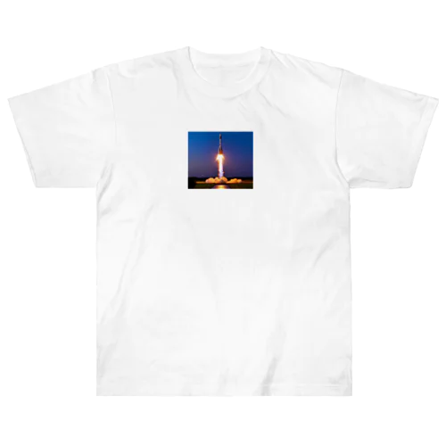 夕焼けのロケット Heavyweight T-Shirt