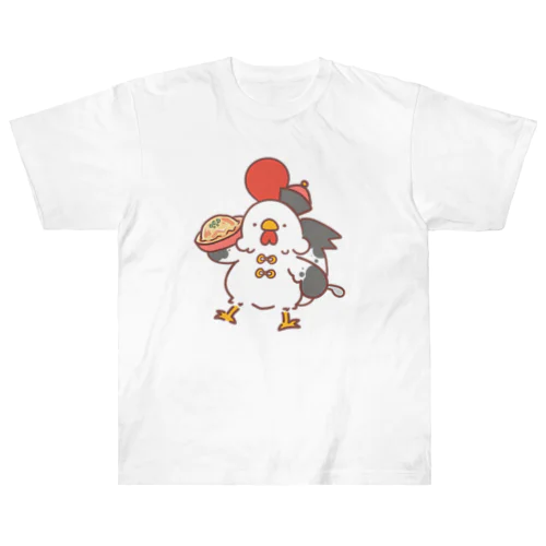 にわとり天津飯 ヘビーウェイトTシャツ